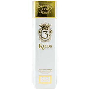 3 Kilos Coco Gold Bar Premium Vodka, Coconut - 1L Case of 6