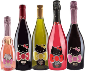 Hello Kitty Sparkling Rosé Pink Fizz Black Edition Case of 12