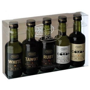 Borges Port Wine - Pack Of 5 Miniature Bottles Case of 10