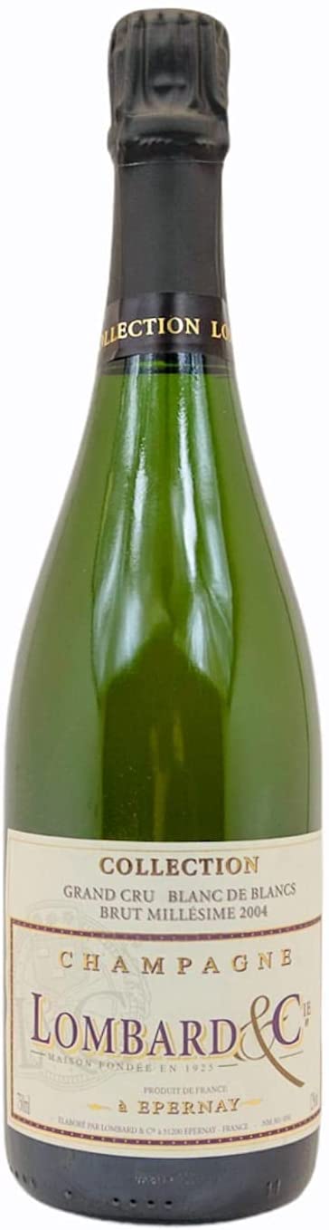 Lombard & Cie, Grand Cru Blanc de Blancs, Brut Millésme Champagne, 2004 Case of 6